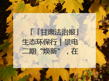 「甘肃法治报」生态环保行｜景电二期“焕新”，在荒漠上筑起一道绿色长城