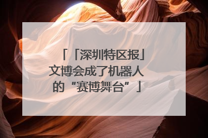 「深圳特区报」文博会成了机器人的“赛博舞台”