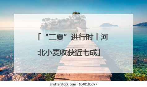 “三夏”进行时丨河北小麦收获近七成