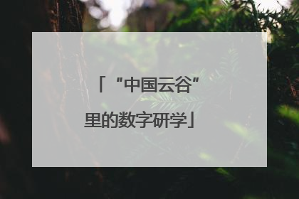 “中国云谷”里的数字研学