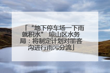 “地下停车场一下雨就积水” 琼山区水务局：将制定计划对墨客沟进行雨污分流