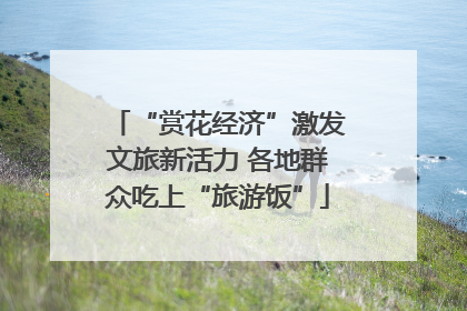 “赏花经济”激发文旅新活力 各地群众吃上“旅游饭”