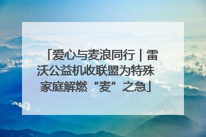 爱心与麦浪同行｜雷沃公益机收联盟为特殊家庭解燃“麦”之急