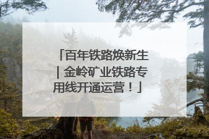 百年铁路焕新生｜金岭矿业铁路专用线开通运营！
