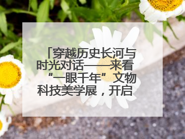 穿越历史长河与时光对话——来看“一眼千年”文物科技美学展，开启一场文化之旅
