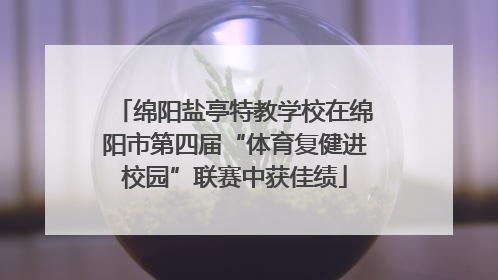 绵阳盐亭特教学校在绵阳市第四届“体育复健进校园”联赛中获佳绩