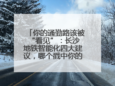 你的通勤路该被 “看见”：长沙地铁智能化四大建议，哪个戳中你的出行痛点？