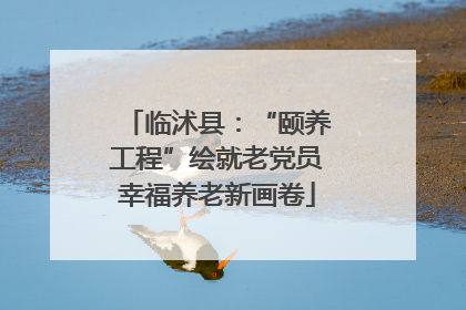 临沭县：“颐养工程”绘就老党员幸福养老新画卷