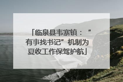 临泉县韦寨镇：“有事找书记”机制为夏收工作保驾护航