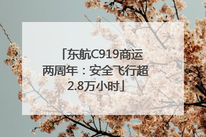 东航C919商运两周年：安全飞行超2.8万小时