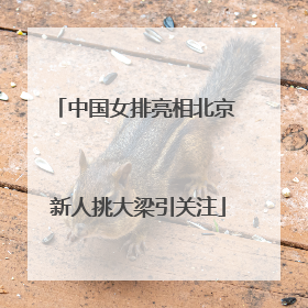 中国女排亮相北京 新人挑大梁引关注