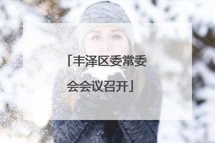 丰泽区委常委会会议召开