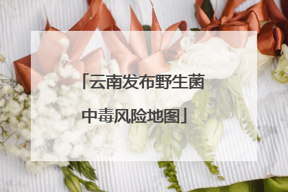 云南发布野生菌中毒风险地图