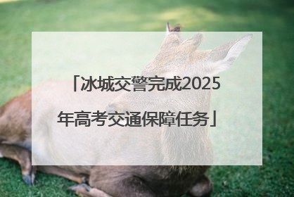 冰城交警完成2025年高考交通保障任务