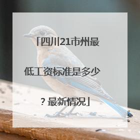 四川21市州最低工资标准是多少？最新情况