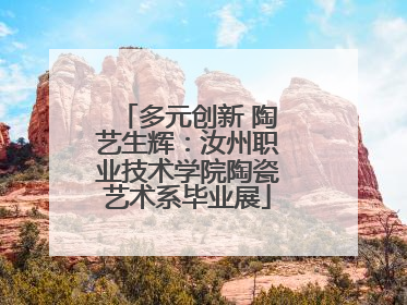 多元创新 陶艺生辉：汝州职业技术学院陶瓷艺术系毕业展