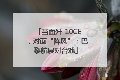 当面歼-10CE，对面“阵风”：巴黎航展对台戏