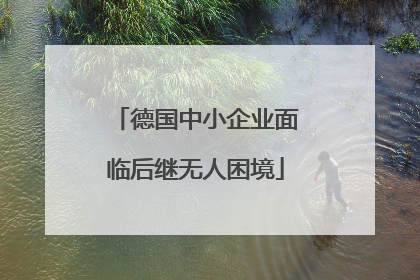 德国中小企业面临后继无人困境