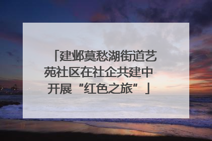 建邺莫愁湖街道艺苑社区在社企共建中开展“红色之旅”