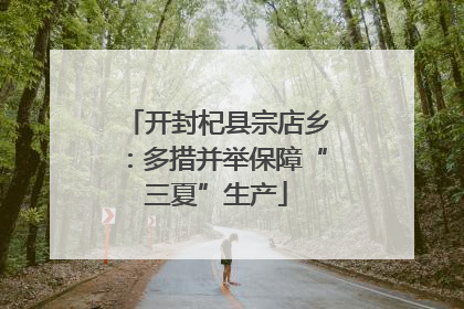 开封杞县宗店乡：多措并举保障“三夏”生产