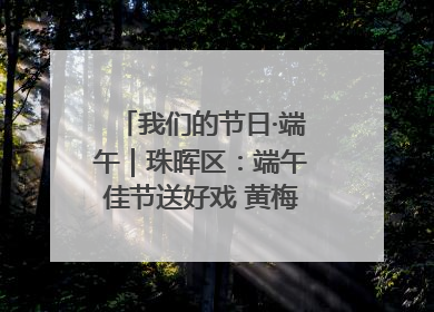 我们的节日·端午｜珠晖区：端午佳节送好戏 黄梅声韵润民心