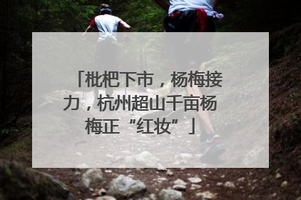 枇杷下市，杨梅接力，杭州超山千亩杨梅正“红妆”