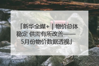 新华全媒+｜物价总体稳定 供需有所改善——5月份物价数据透视