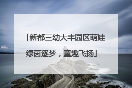 新都三幼大丰园区萌娃绿茵逐梦，童趣飞扬