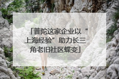 普陀这家企业以“上海经验”助力长三角老旧社区蝶变