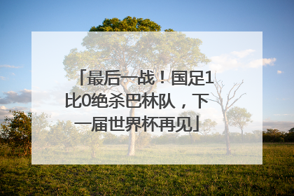 最后一战！国足1比0绝杀巴林队，下一届世界杯再见