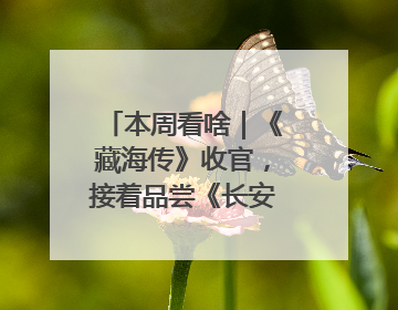 本周看啥｜《藏海传》收官，接着品尝《长安的荔枝》