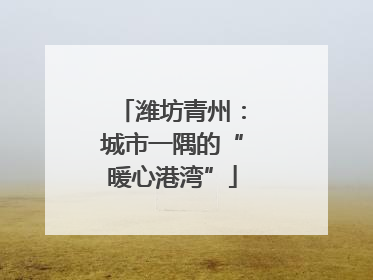潍坊青州：城市一隅的“暖心港湾”