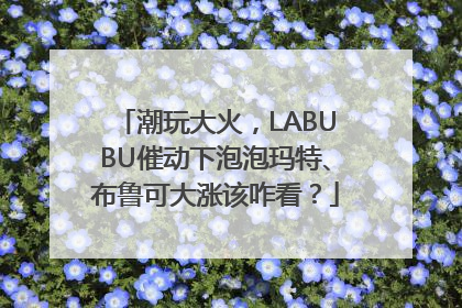 潮玩大火，LABUBU催动下泡泡玛特、布鲁可大涨该咋看？