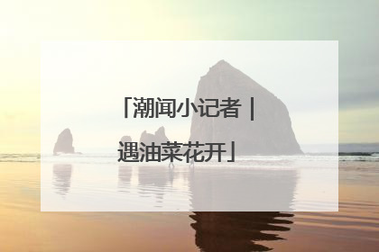 潮闻小记者｜遇油菜花开