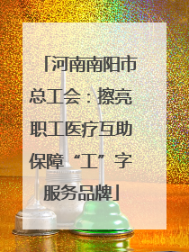 河南南阳市总工会：擦亮职工医疗互助保障“工”字服务品牌