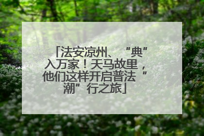 法安凉州、“典”入万家！天马故里，他们这样开启普法“潮”行之旅