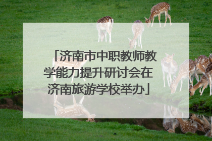 济南市中职教师教学能力提升研讨会在济南旅游学校举办