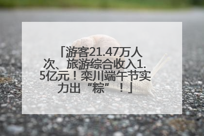 游客21.47万人次、旅游综合收入1.5亿元！栾川端午节实力出“粽”！