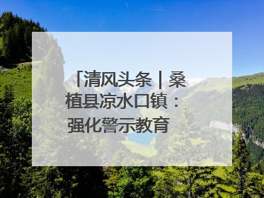 清风头条｜桑植县凉水口镇：强化警示教育 构筑廉洁防线