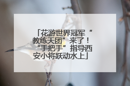 花游世界冠军“教练天团”来了！“手把手”指导西安小将跃动水上