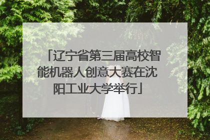 辽宁省第三届高校智能机器人创意大赛在沈阳工业大学举行