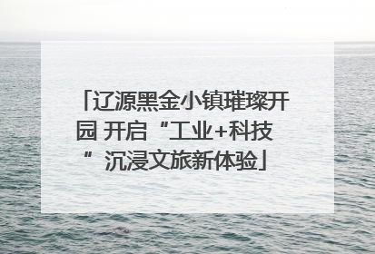 辽源黑金小镇璀璨开园 开启“工业+科技”沉浸文旅新体验