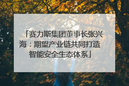 赛力斯集团董事长张兴海：期望产业链共同打造智能安全生态体系