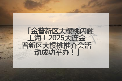 金普新区大樱桃闪耀上海！2025大连金普新区大樱桃推介会活动成功举办！