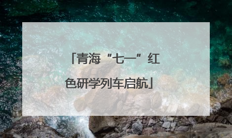 青海“七一”红色研学列车启航