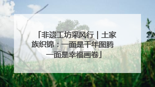 非遗工坊采风行｜土家族织锦：一面是千年图腾 一面是幸福画卷