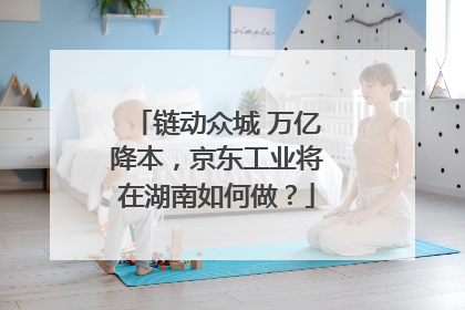 链动众城 万亿降本，京东工业将在湖南如何做？