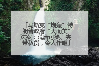 马斯克“炮轰”特朗普政府“大而美”法案：荒唐可笑、夹带私货，令人作呕