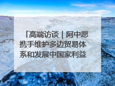 高端访谈｜阿中愿携手维护多边贸易体系和发展中国家利益——访阿拉伯议会议长亚马希