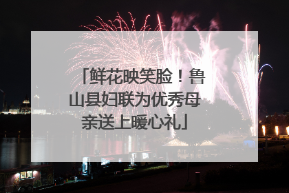 鲜花映笑脸！鲁山县妇联为优秀母亲送上暖心礼